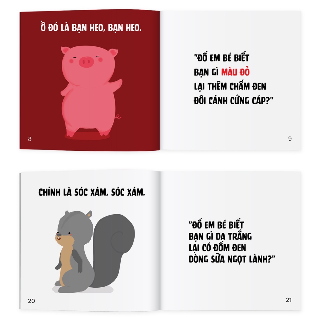 Sách Ehon - Combo 4 cuốn Bạn Là Ai Vậy - Ehon nhật bản cho bé 0 - 3 tuổi
