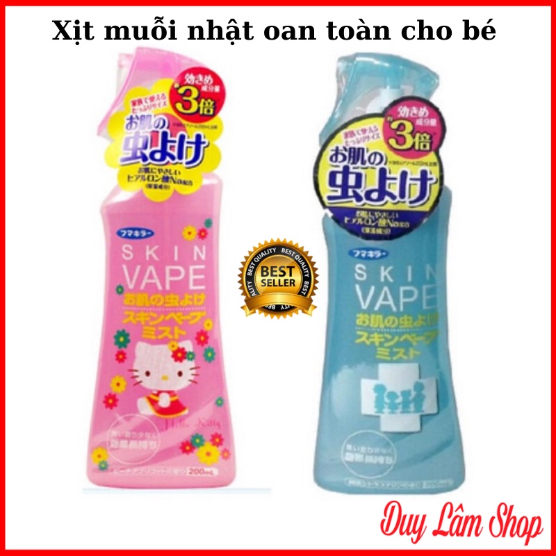 Xịt Chống Muỗi Skin Vape Nhật Bản 200ml