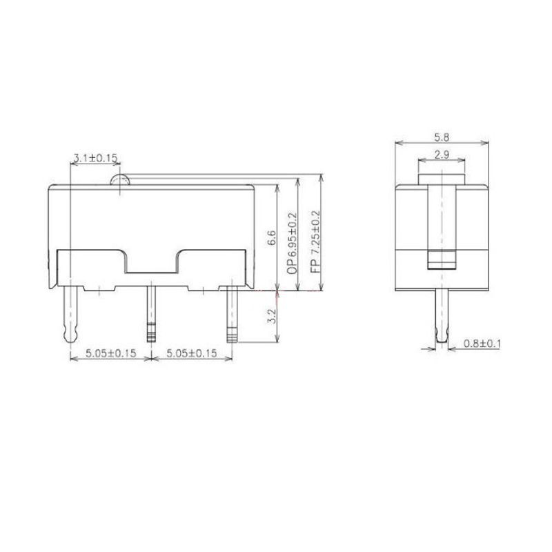 Set 5 Công Tắc Micro Ttc Bạc 30 Triệu