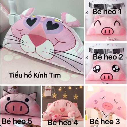 Gối tựa đầu giường kute 1m5 mẫu vương miện vàng