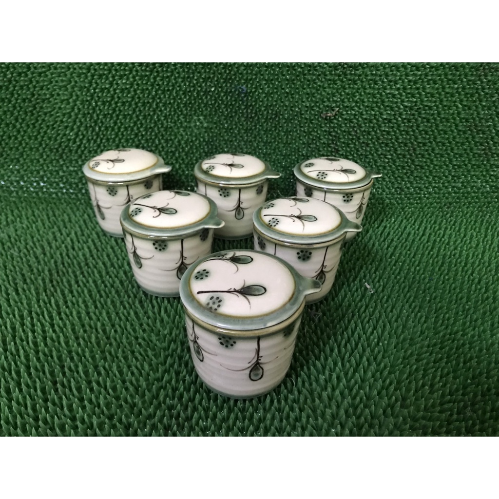 Cốc caramen vẽ tay Bát Tràng