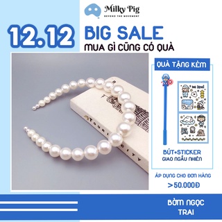 Băng Đô Ngọc Trai HOT Hè 2021- Bờm Cài Tóc Cá Tính Phong Cách tiểu thư con nhà lành