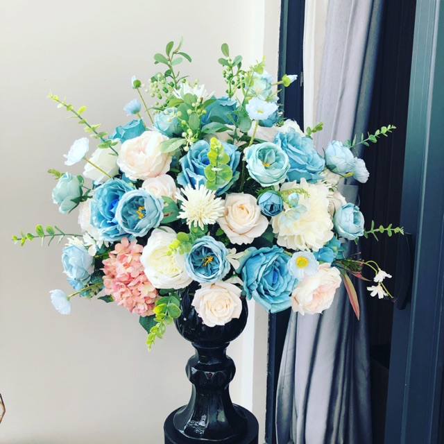 Lọ hoa trang trí, hoa lụa cao cấp HYN Florist