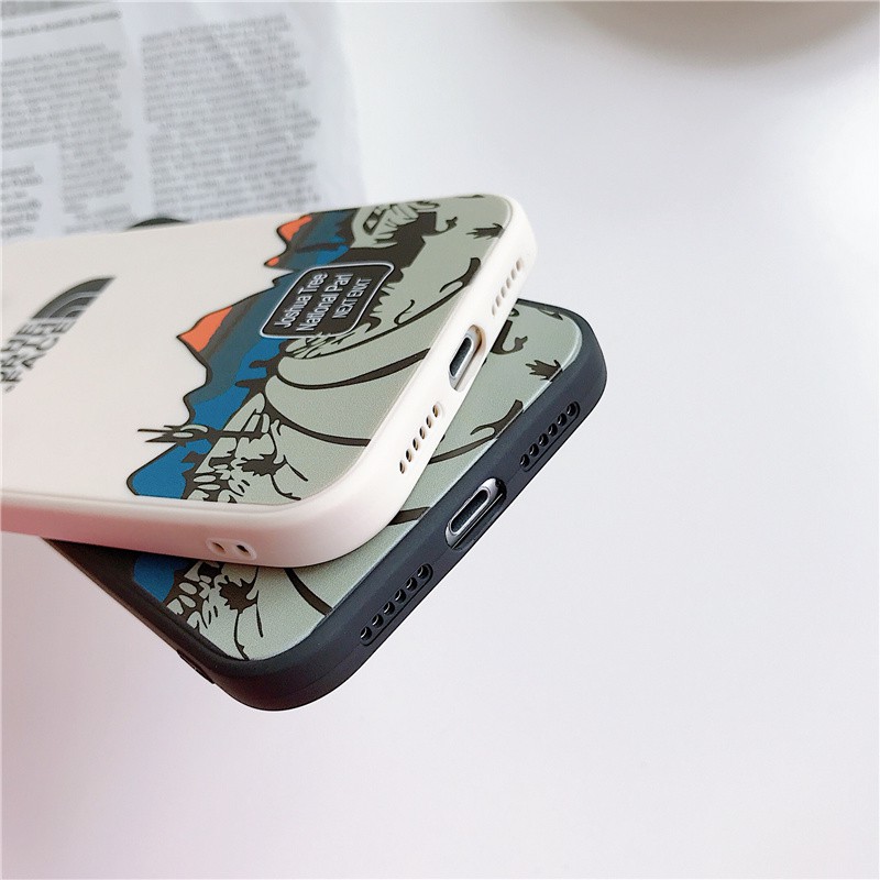 Ốp điện thoại silicon in họa tiết núi lửa độc đáo cho iPhone 12 11 Pro Max X Xr 6 7 8 Plus