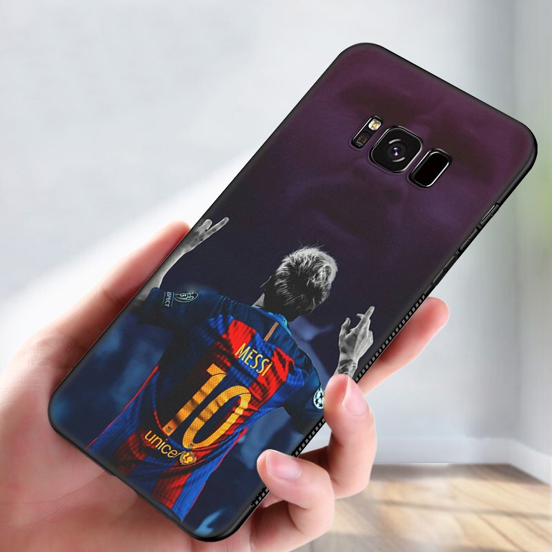 Samsung Galaxy J2 J4 J5 J6 Plus J7 J8 Prime Core Pro J4+ J6+ J730 2018 Casing Soft Case 62SF Messi football Player mobile phone case