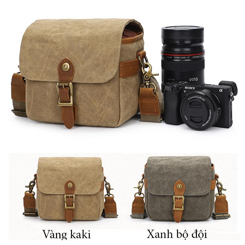 Túi đựng máy ảnh vải canvas cao cấp K67