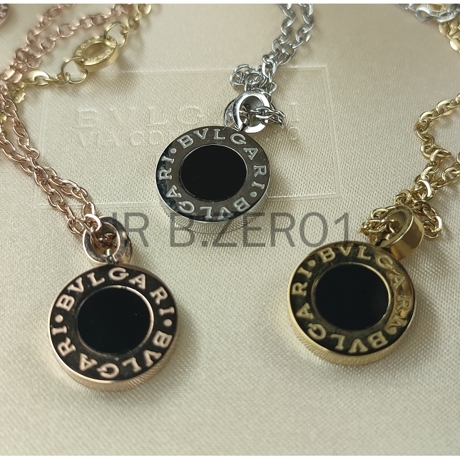 Vòng cổ Bvl Gari 18 Kt 18 Kt Màu Vàng Hồng Đính Kim Cương