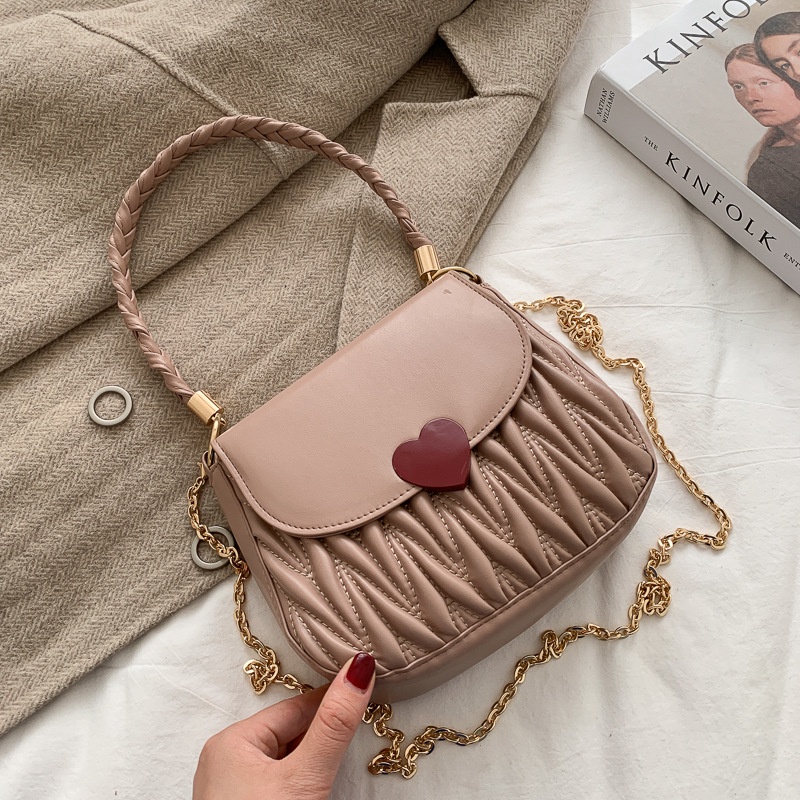Túi Đeo Chéo Vai Hình Trái Tim Nhỏ Dễ Thương Thời Trang 2022 Cho Nữ FF4009