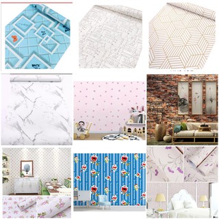 [GIÁ SỈ] 10m x 45cm giấy dán tường có sẵn keo - HỌA TIẾT 03 OPP039