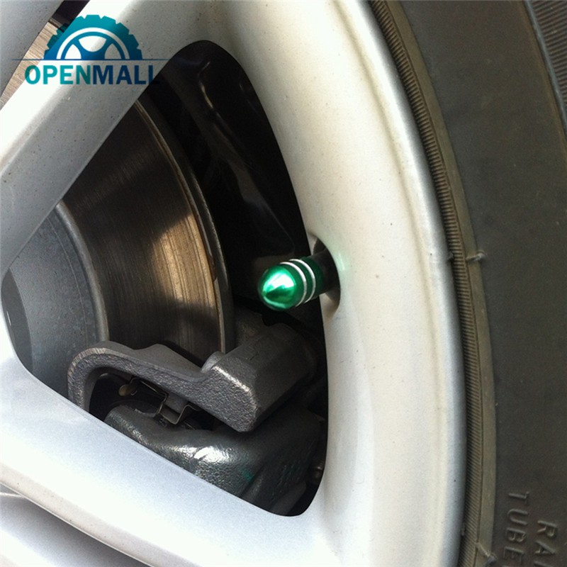 Set 4 nắp van lốp xe ô tô/ xe máy bằng nhôm chuyên dụng