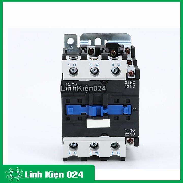 Khởi động từ CJX2-5011 380v 50a thường đóng NC và mở NO vỏ chống cháy, công suất lớn