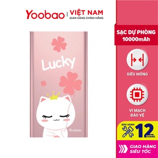 Sạc dự phòng Yoobao Polymer Slim 10000mAh A1 – Hàng chính hãng