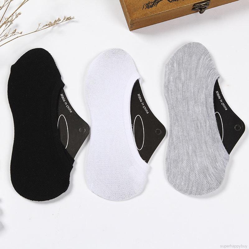 Tất cotton mỏng chống trượt thời trang cho nam