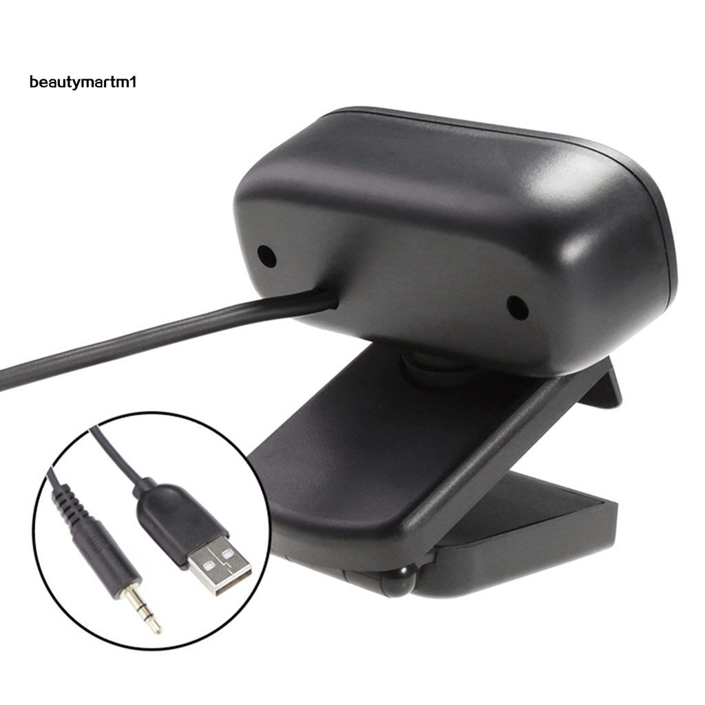 Webcam Hd 1080p Mini Cổng USB Xoay Được Cho PC
