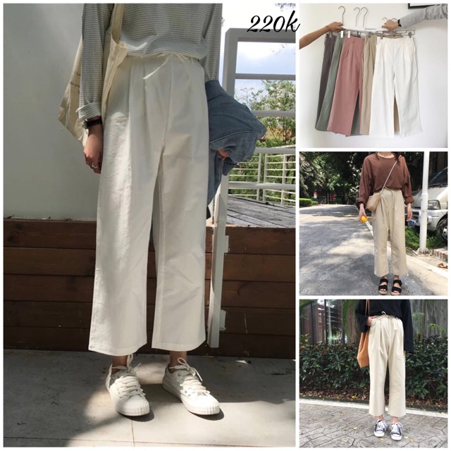 Quần ống suông [ Hàng order 7-9 ngày ]