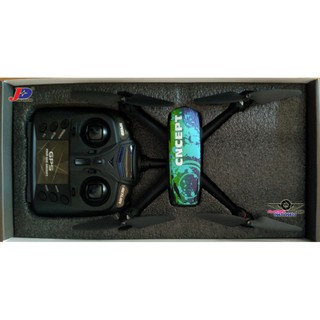 Flycam JXD 518 Tracker GPS 720P HD camera màu xanh