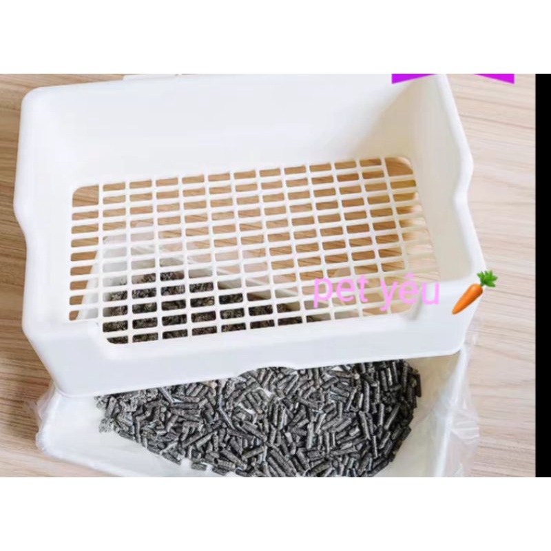 Túi bọc khay vệ sinh  - túi lót khay có thun ❤️Freeship❤️ hứng phân và nước tiểu thỏ bọ chinchilla chó mèo