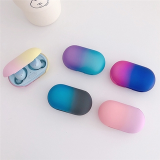 Vỏ bảo vệ hộp tai nghe bằng Pc chống sốc màu gradient cho Samsung Galaxy Buds/ Buds+/Buds plus