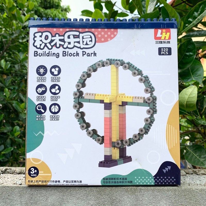 (Loại Tốt) Bộ lego xếp hình 520 chi tiết, đồ chơi trí tuệ cho bé, dễ lắp ghép, giúp bé sáng tạo, tư duy tốt
