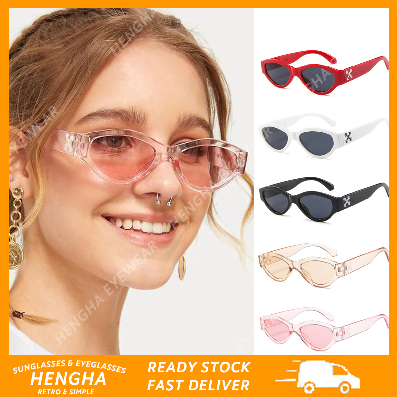 Kính Mát Mắt Mèo Phong Cách Retro Hàn Quốc Chống Tia UV400 Cho Nữ
