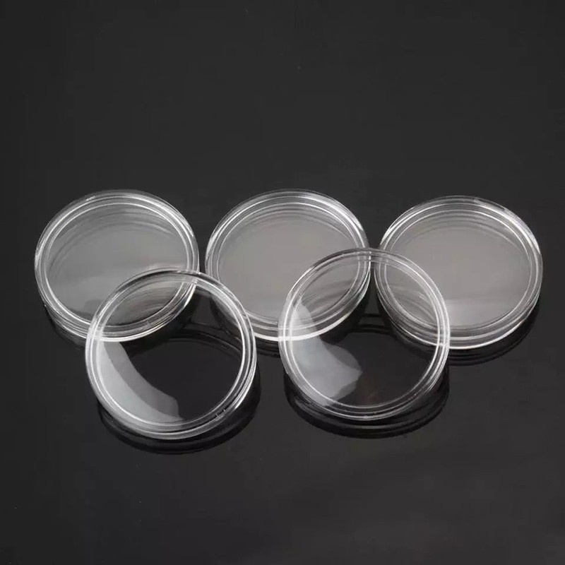 Ốp Hộp Đựng Tiền Xu Trong Suốt Siêu Nhẹ 25mm