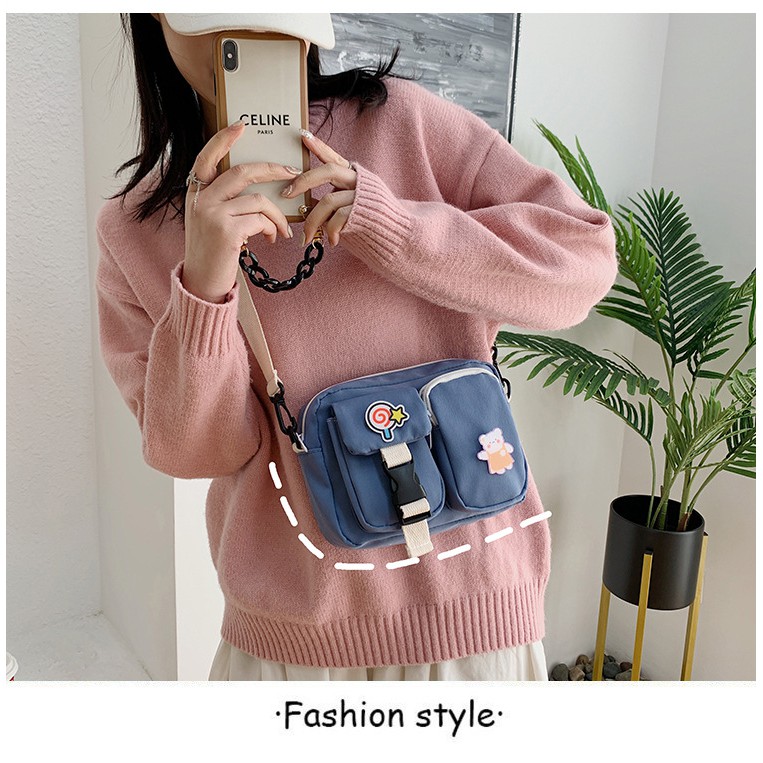 Túi vải đeo chéo nữ chống thấm giá rẻ BAG U VN105