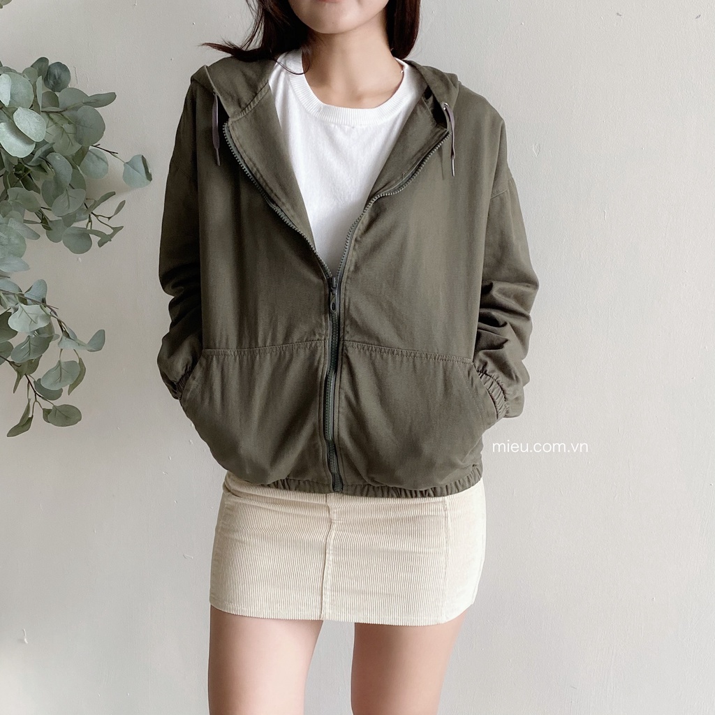 [ Miều ] Áo khoác vải Kaki Amee Jacket