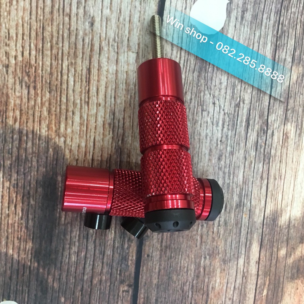 [ 1 đôi ] Gù chống đổ sau - Gai, nhám, tròn - Chất liệu nhôm đúc CNC
