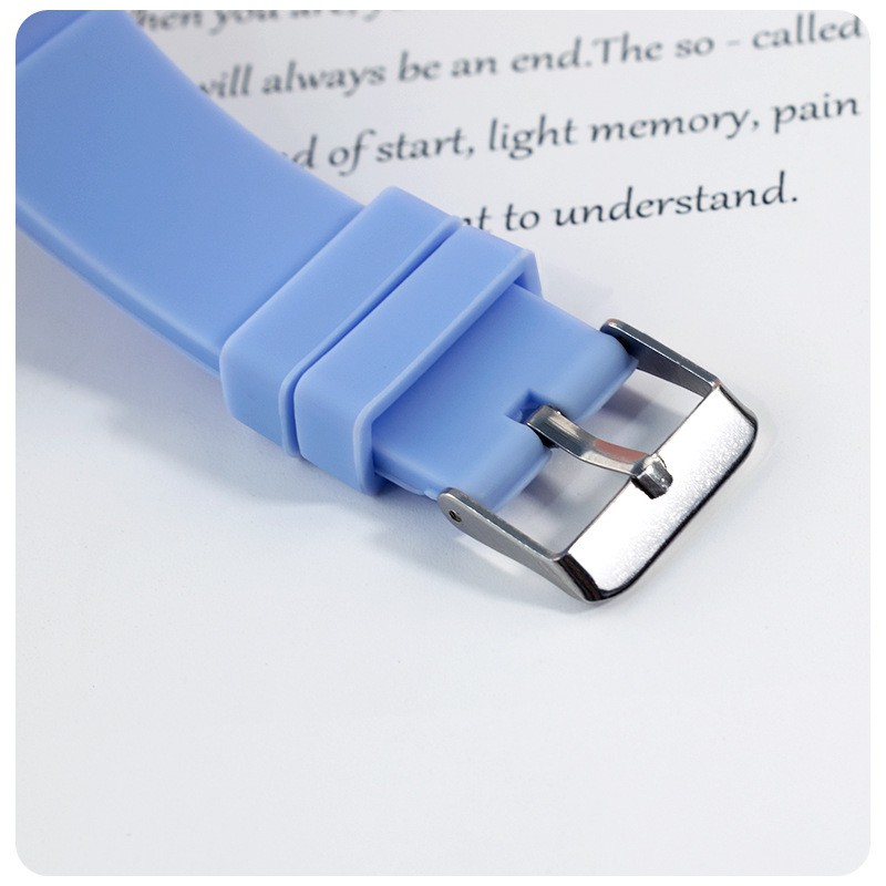 Đồng hồ điện tử LWCC H-17 mặt vuông có đèn led phong cách Hàn Quốc thời trang mới chất lượng cao