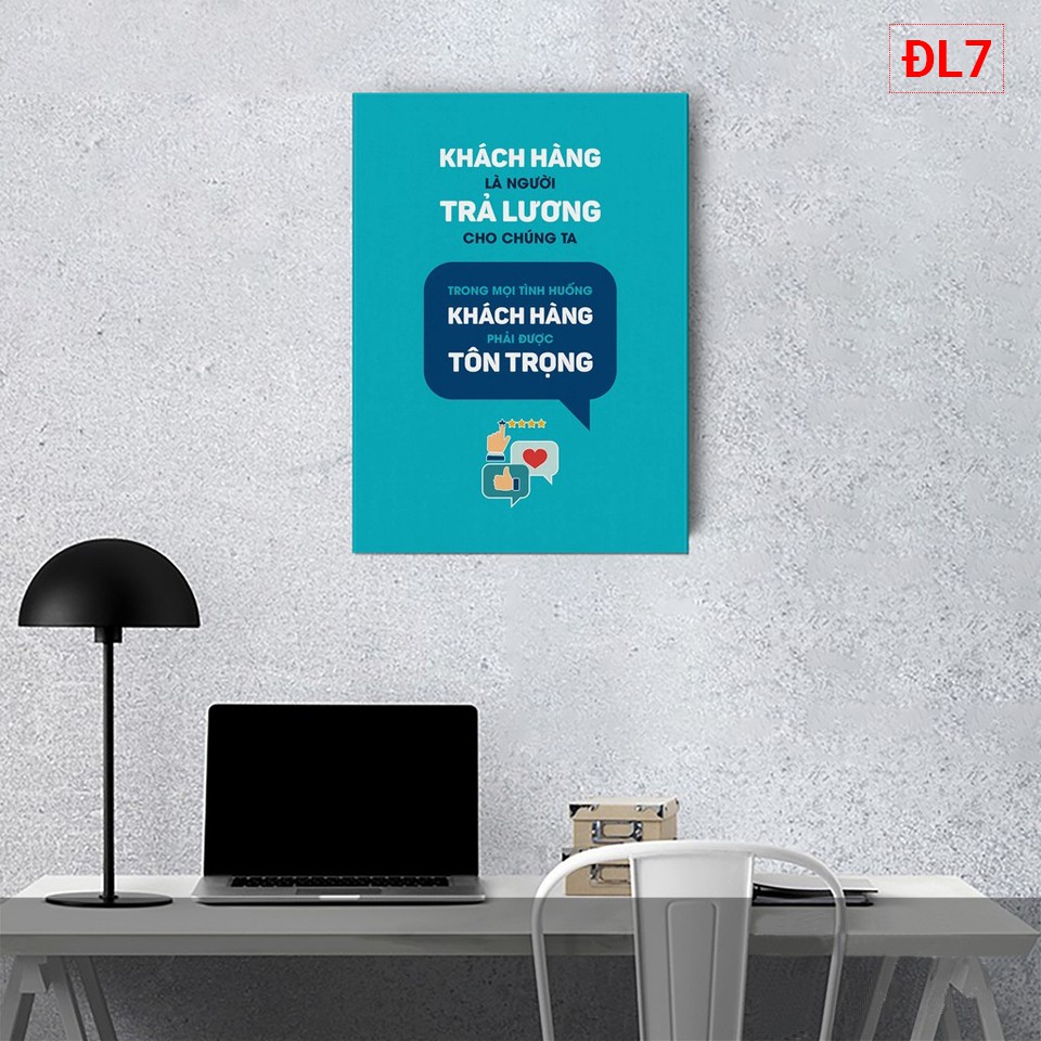 Tranh Canvas slogan treo tường trang trí văn phòng tạo động lực hot nhất khung gỗ | BigBuy360 - bigbuy360.vn