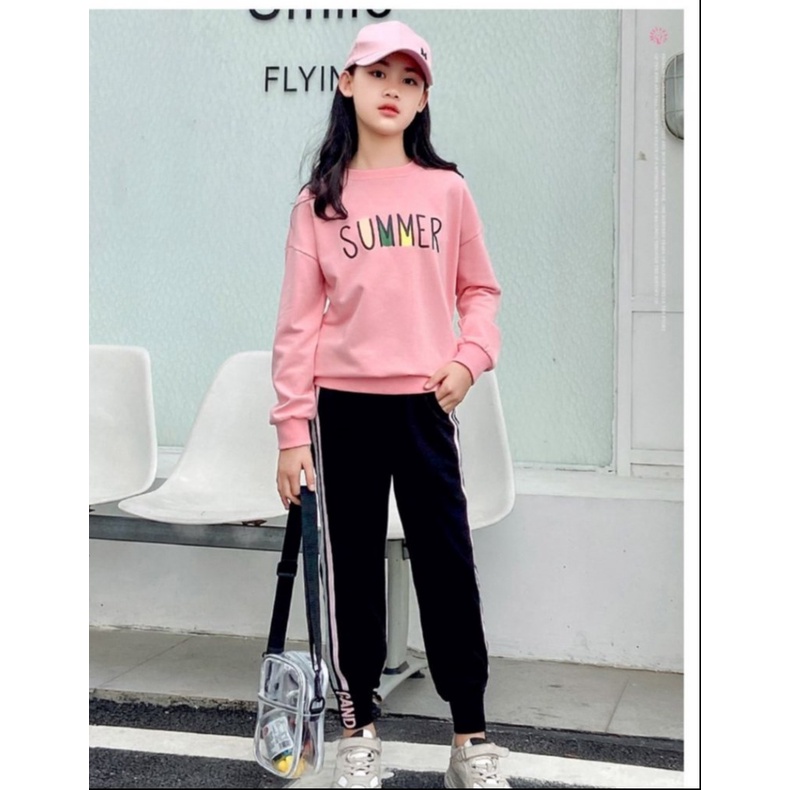 Set Bộ đồ cho bé mùa thu đông THANH THỊNH 4-14 tuổi mẫu SUMMER.