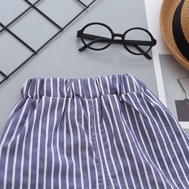 Bộ Áo Thun Tay Ngắn &amp; Quần Ngắn Dành Cho Bé Trai