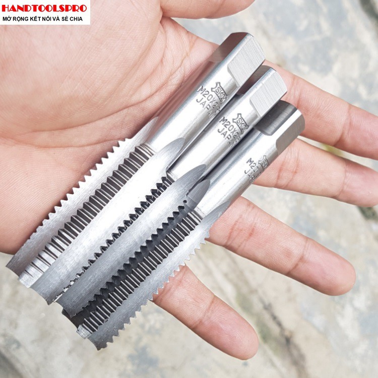 Mũi Taro tay 3 cây hệ mét NHẬT BẢN SKC đủ size từ M3===. M20 x 2.5mm