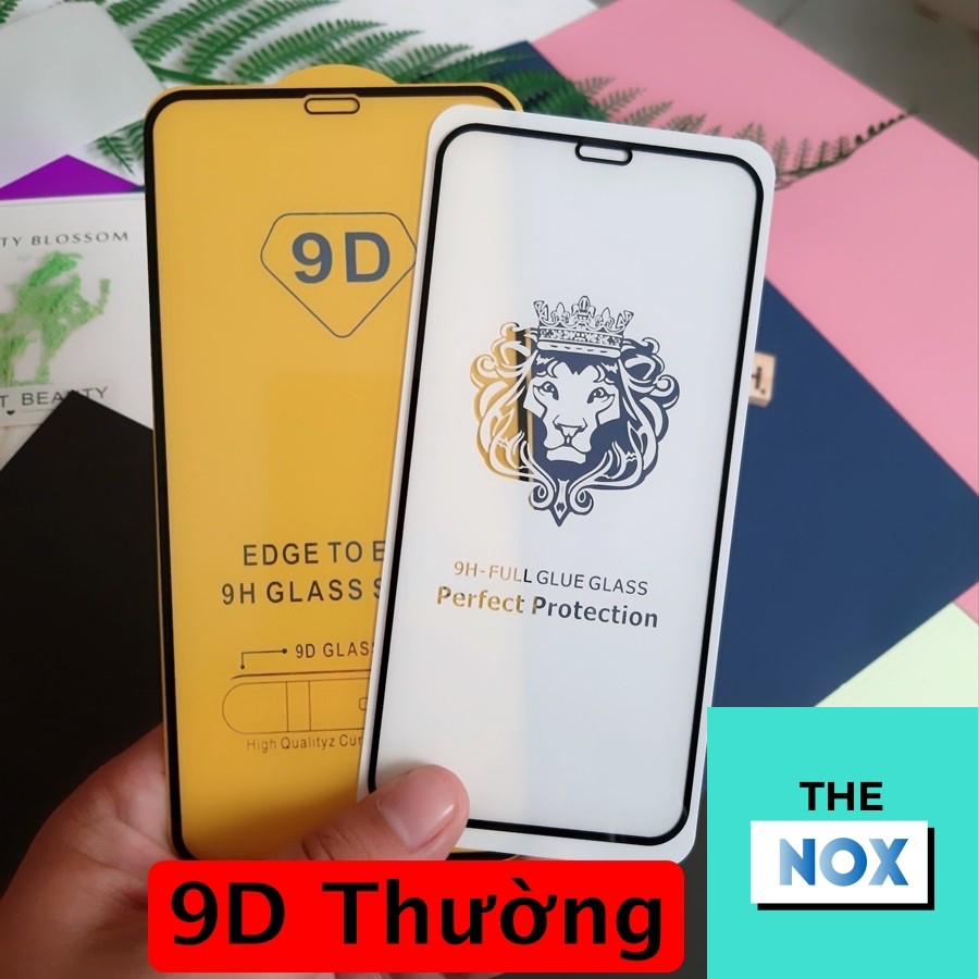 Kính Cường Lực IPhone 9D Bóng Full Màn IPhone 6/7/8/Plus/X/XR/XsMax/11/12/13/Pro/Max [The Nox]