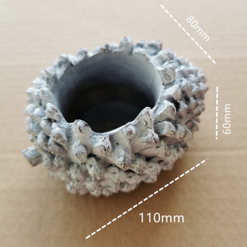 Khuôn Silicone Làm Chậu Cây Mọng Nước DIY
