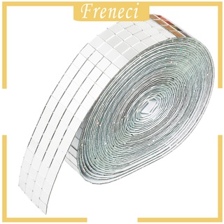 Dán tường gạch khảm gương kính vuông DIY