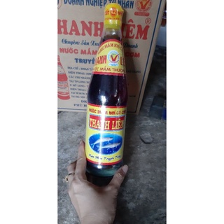 Nước mắm cá cơm cao cấp 42 độ đạm Thanh Liêm chai thủy tinh 650ml