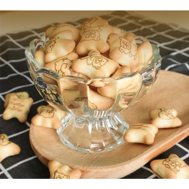 Thùng bánh gấu 500gram bánh quy gấu nhân kem Đài Loan 8 vị ngẫu nhiê
