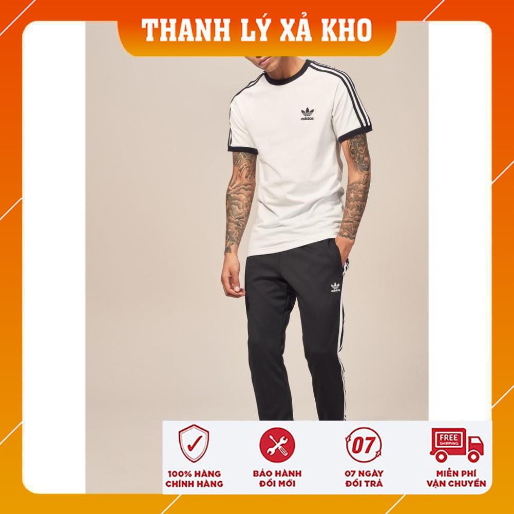 [Sản Phẩm Chính Hãng]  Áo Phông Adidas Nam , Áo Cộc Adidas Nam 271 CLFN 3-Stripes Tee CW1203 full tag code Cambodia.