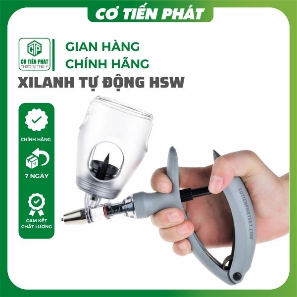 Xilanh tự động 2cc HSW ECO-MATIC (Đức) gắn chai - Xi lanh bán chạy số 1 trong thú y