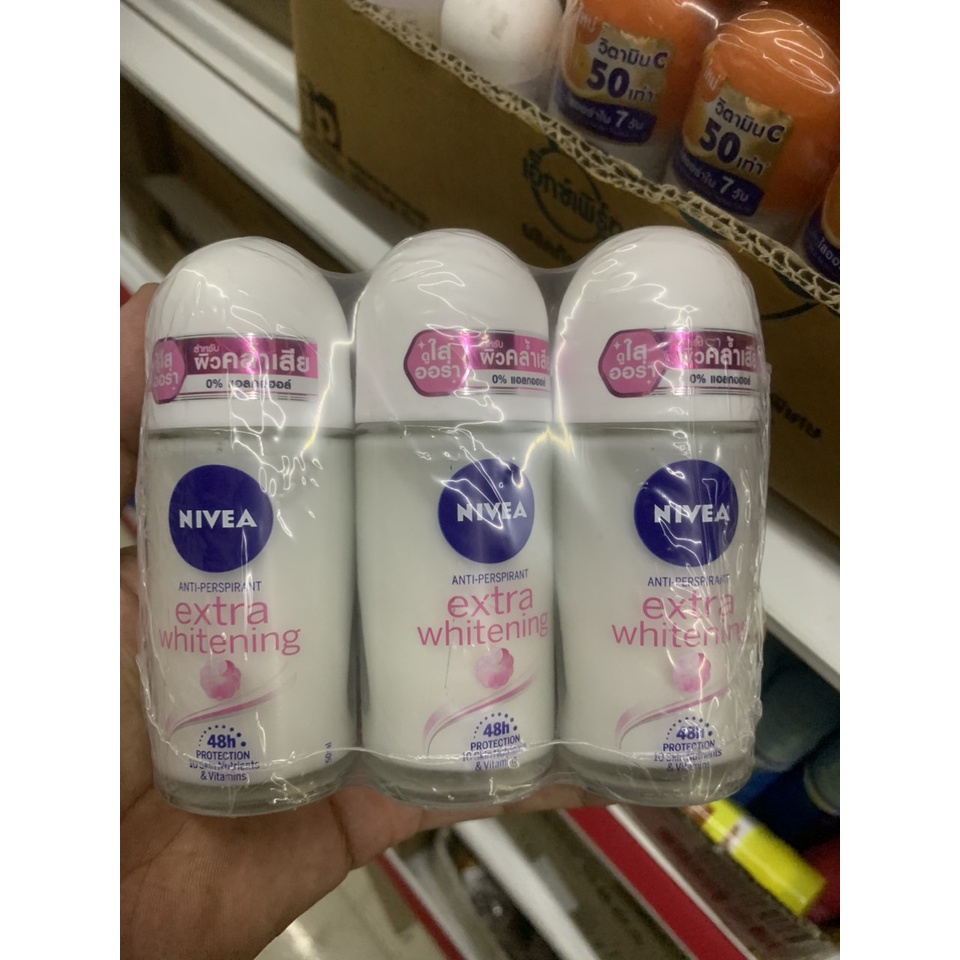 LĂN NÁCH KHỬ MÙI NIVEA THÁI LAN 25ML -50ML