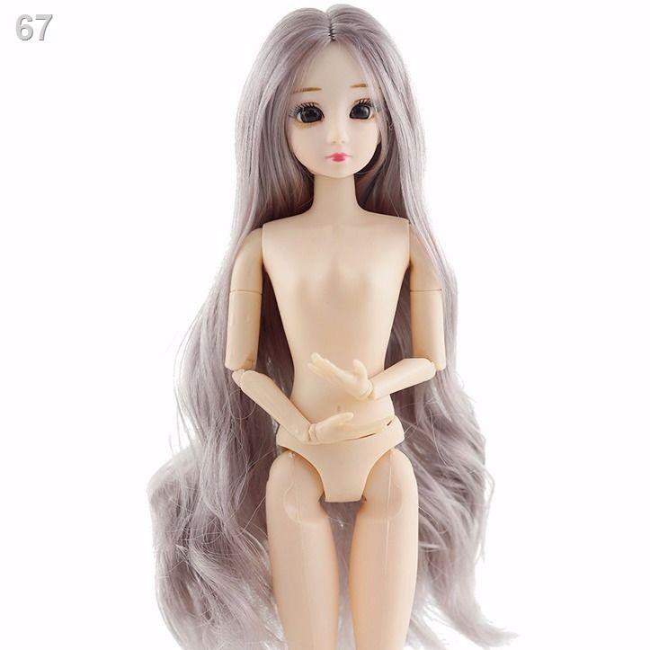 30 cm BJD Barbie búp bê Xinyi khỏa thân trẻ em 3D mắt thật đồ chơi cô gái bộ công chúaH