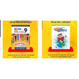 combo 2 cuốn sổ tay lớp 9