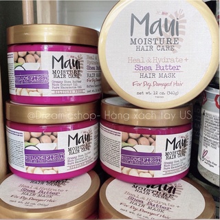 Mặt nạ ủ tóc maui moisture shea butter hair mask 340g dành cho tóc khô - ảnh sản phẩm 3