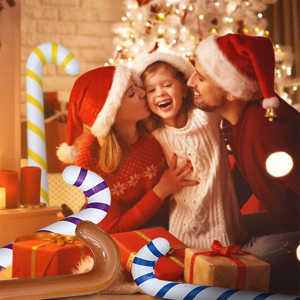 Bong Bóng Bơm Hơi Hình Lon Kẹo Mút Trang Trí Tiệc Năm Mới