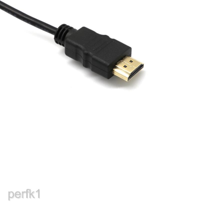 Hot☛HDTV HDMI Gold Male To VGA HD-15 Male 15 Pin Adapter Cable 3FT 1080P Vedio