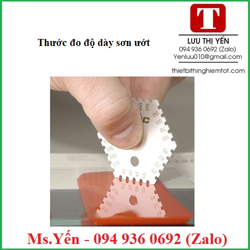 Thước đo độ dày sơn ướt có độ dày 25-2000um