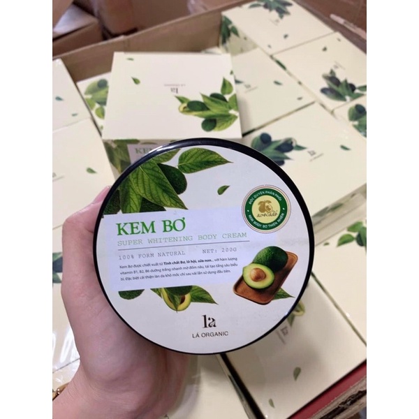 Kem Body Bơ Lá ORGANIC