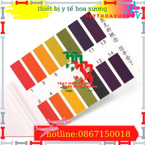[1 Hộp 20 Tệp ] Giấy Quỳ Tím Thử Độ pH Thang Đo Từ 1 Đến 14