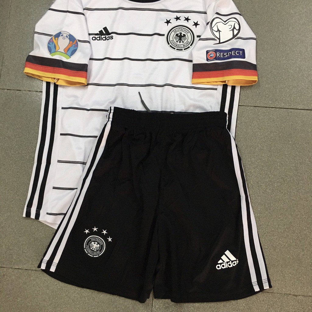 Đồ đá banh tuyển Đức trắng 2020 full logo